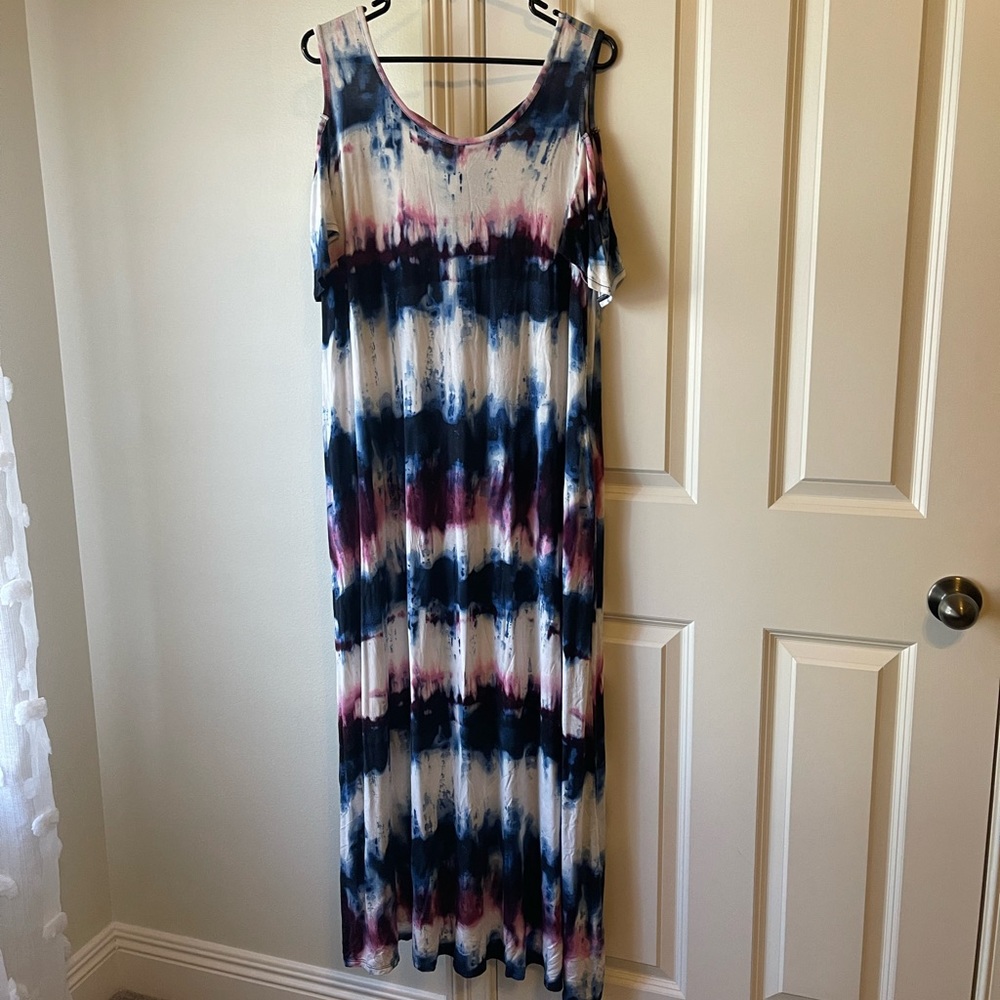 Lane Bryant Tie-Dye Maxi Dress 14-16